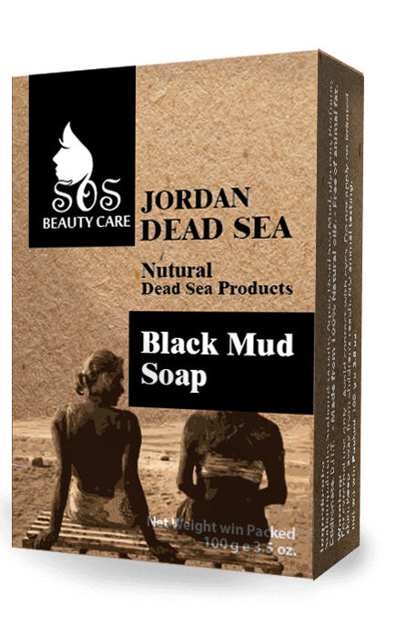 Sos Dead Sea Black Mud Soap - 100gm