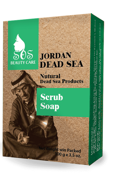 Sos Dead Sea Scrub Soap - 100gm