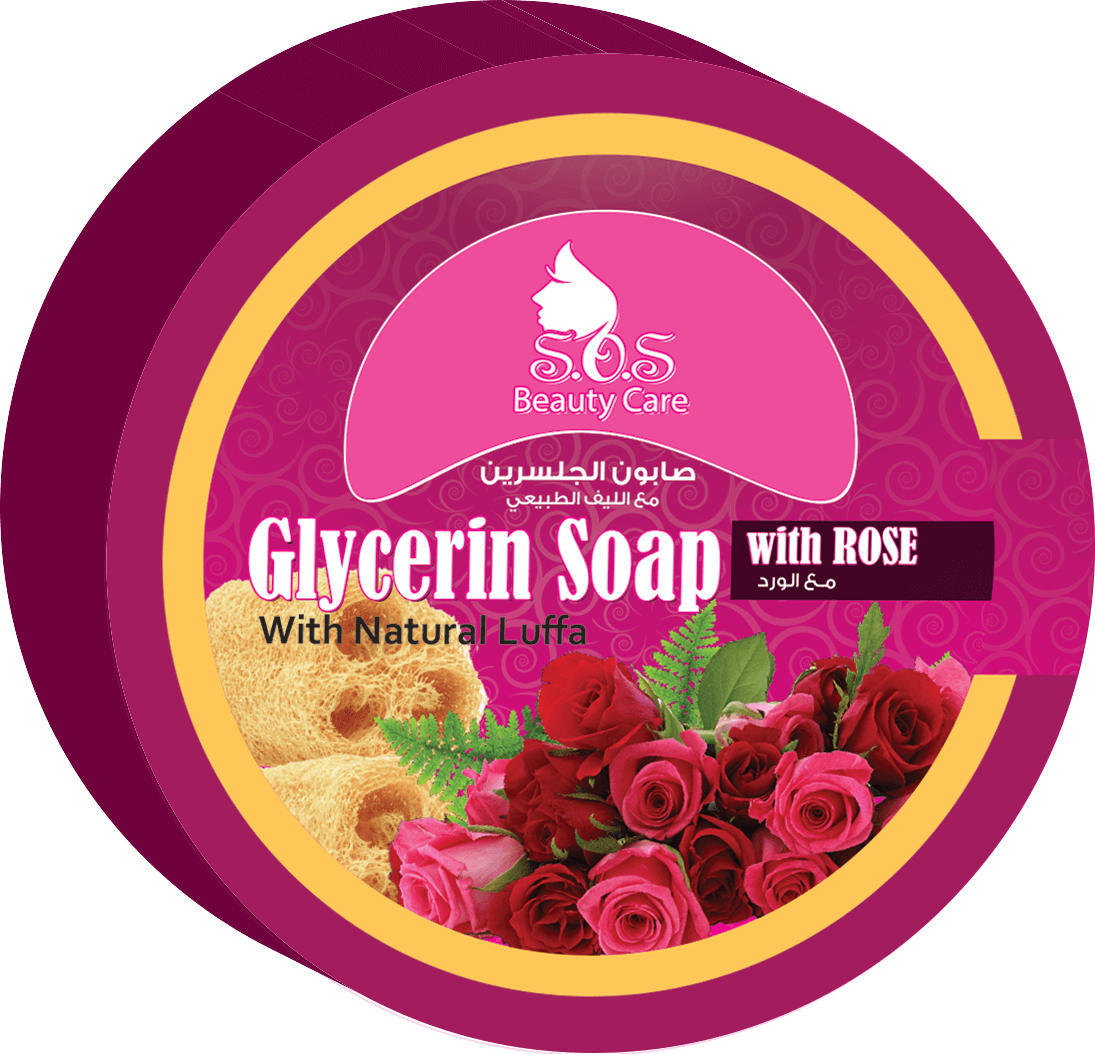 Sos Glycerin Soap&Luffa With Rose - 10