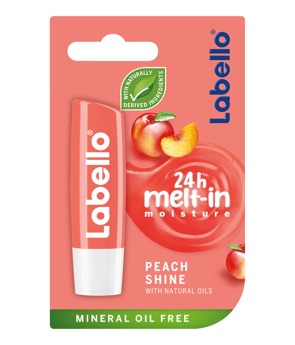 Labello Shine Peach Melt -IN 24 hr