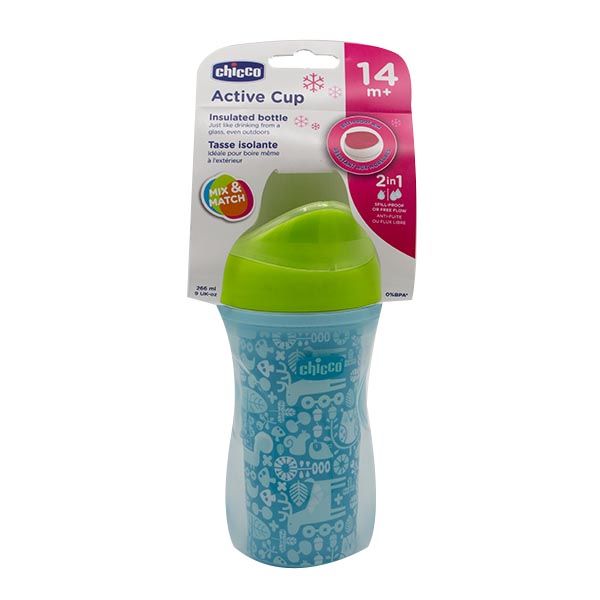 CHICCO ACTIVE CUP 14M+ BLUE 266ML