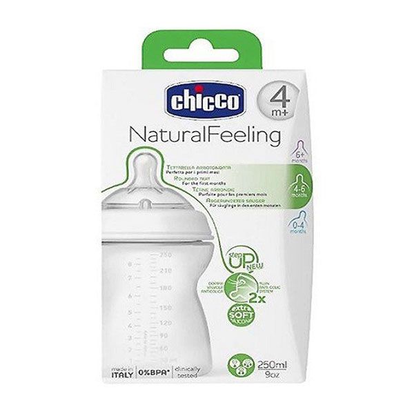 CHICCO NATURAL FEELING 4M+ 250ML
