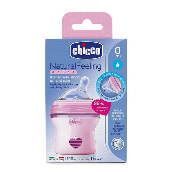 CHICCO NATURAL FEELING 150ML 0M+