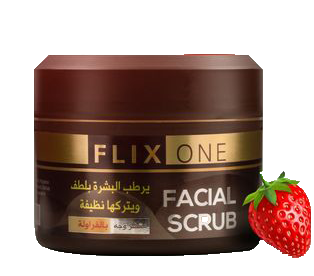 Flix One Facial Scrub With Strawberry